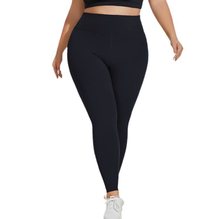 Wholesale Large Size Yoga Pants High Waist Hip Lifting Seamless Cloud Sense Women's Fitness Sports Pants
